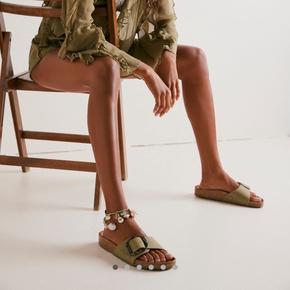 Birkenstock Madrid Big Buckle Canvas Sandals